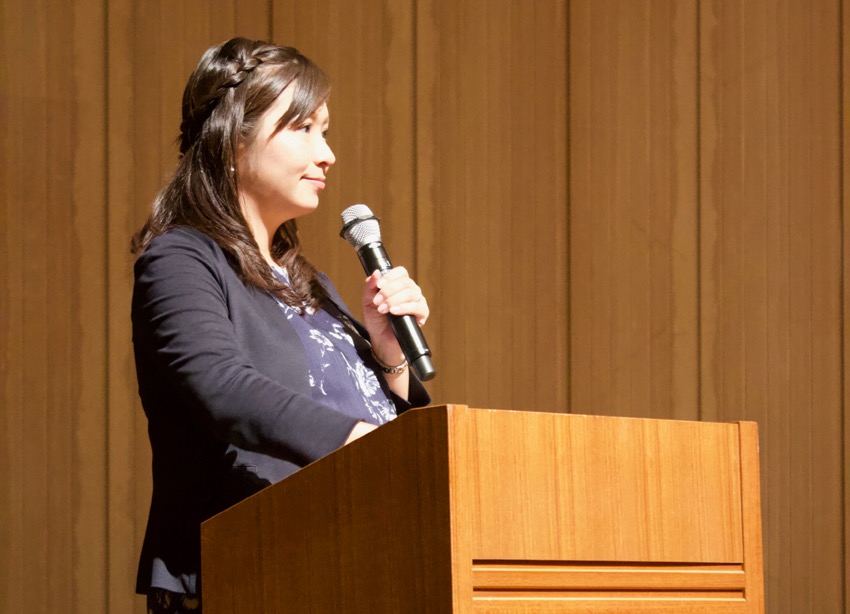 司会は今年も、tysテレビ山口の関谷名加アナウンサー