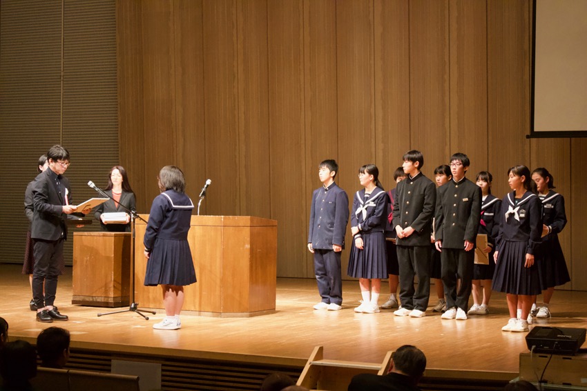 中学生の部 授与