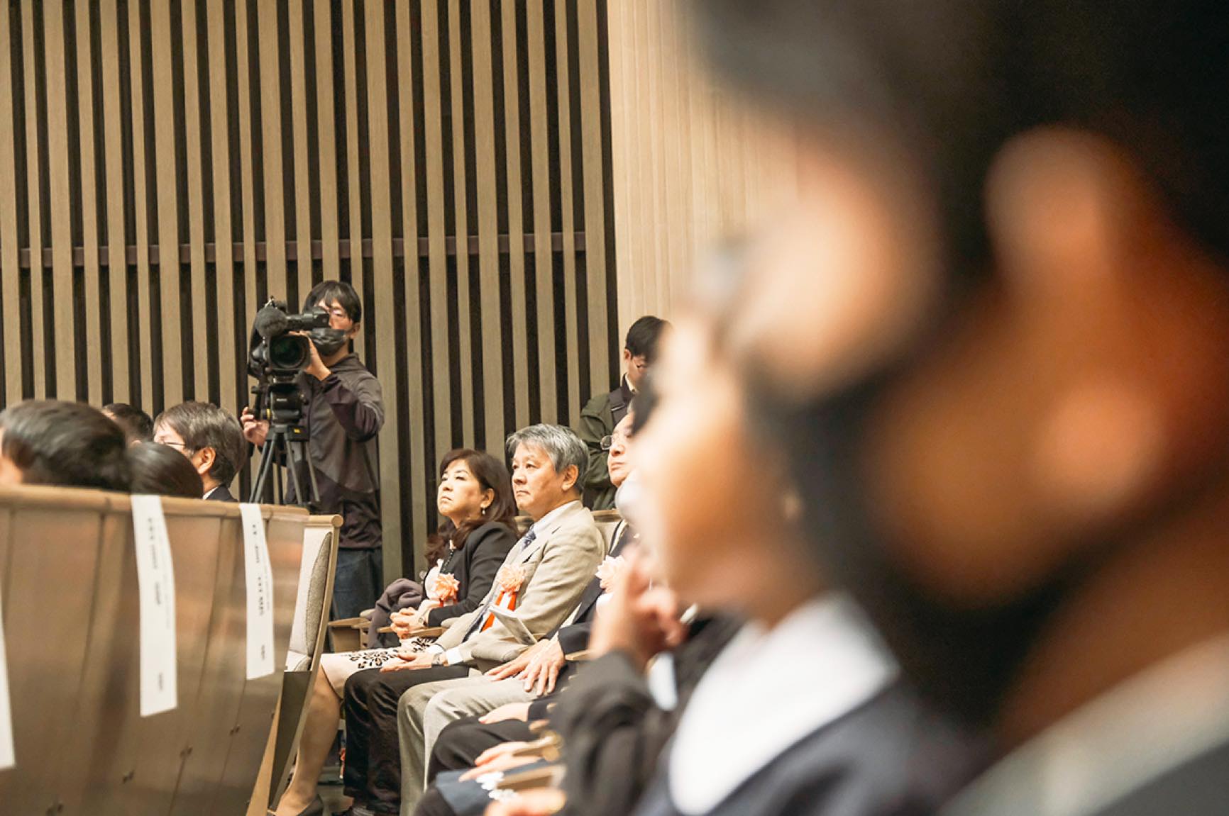 テレビ局の取材