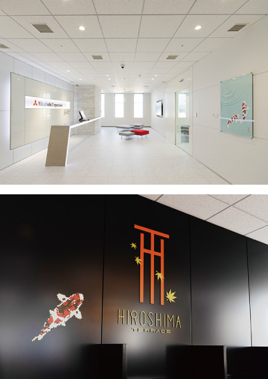 三菱商事「中国支社 ポスター・エントランス」